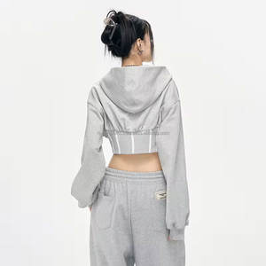 Nouveau costume de jogging élégant fabricant de survêtements deux pièces pour femmes ensembles de survêtements pour femmes - Product Image 3