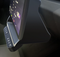 Nouveaux accessoires de voiture, organisateur de console centrale multifonctionnel en ABS noir pour Tesla Model 3/Model Y 2021-2023