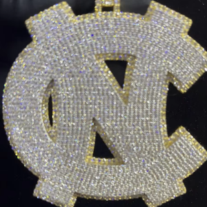 Colgante de Lujo con Letra de Moissanita VVS1 para Hombre, Estilo Hip Hop Rapper, con Diamantes Engastados, para Mujer - Product Image 1