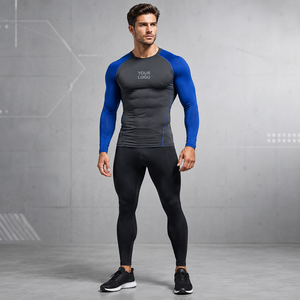 Quick Dry Eco-Friendly Breathable Polyester Fabric Raglan Sleeve Design Second <b>Skin</b> Long Sleeve Shirt Custom Sublimation - Product Image 3