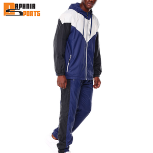 Ensemble de survêtement pour homme personnalisé, imperméable, respirant, à séchage rapide, coupe-vent, en polyester/nylon, style streetwear, pantalon de survêtement, veste zippée - Product Image 6