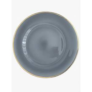 Assiette de présentation décorative en métal émaillé 13 pouces, motif marbré turquoise, pour service de table, vente en gros, pour événements et mariages - Product Image 5