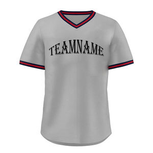Maillot de baseball à col rond pour homme, pull sport en maille athlétique, tissu léger en maille avec empiècements contrastants, haut de sport urbain - Product Image 2