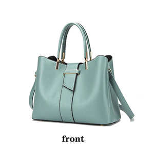 Sac à main élégant en cuir véritable pour femme, grande capacité, fermeture éclair tendance, sac à bandoulière souple et durable pour l'été - Product Image 2
