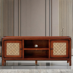 Layton Collection หน่วยทีวีทำจากไม้ที่ทันสมัยพร้อมที่เก็บของในราคาถูกส่งตรงจากเวียดนามสำหรับห้องนอนห้องนั่งเล่นเฟอร์นิเจอร์อพาร์ทเมนต์ - Product Image 1