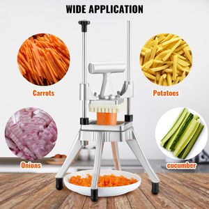 Affettatrice Professionale Kattex per Verdura e Frutta, Lama da 3/8'', Taglia Patatine Fritte, Affetta Cipolle, in Acciaio Inox per Uso Commerciale - Product Image 6