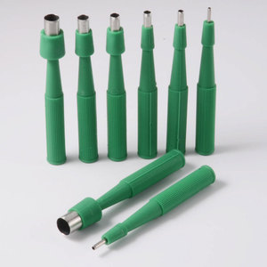 Kit de biopsie manuel vert en acier inoxydable, instruments chirurgicaux, kit de perçage cutané, usage clinique de classe I - Product Image 6