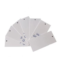 Etiquetas de Ropa Personalizadas al por Mayor de Primera Calidad, Etiquetas de Papel Grueso Blanco con Logotipo de Marca Impreso