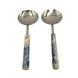 Cuchara para Servir Ensaladas de Acero, con Mango de Resina Pulida y Espejo, para Cocina y Mesa, a Precio Razonable - Product Image 3