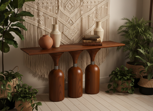 Console <b>Table</b> Plywood Coffee <b>Table</b> for Living Room OEM ODM Indoor Home Furniture Factory Direct Handcrafted Wood Furniture - Product Image 6