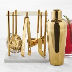 Elegant <b>drink</b> station marble cocktail <b>stand</b> premium bartender kit home entertaining essentials classy doxology tools - Product Image 3