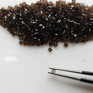 ควอตซ์สโมคกี้ธรรมชาติ 2.25 มม. ทรงสี่เหลี่ยมเจียระไนแบบสเต็ปคัท คุณภาพดีที่สุด พลอยเม็ดเดี่ยวสำหรับทำเครื่องประดับและสร้อยคอ - Product Image 5