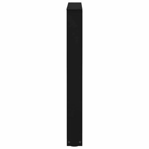 Gamba per tavolo da pranzo di medie dimensioni in acciaio verniciato a polvere nero - Product Image 6