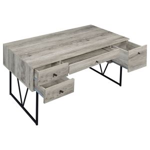 Escritorio para computadora con 4 cajones Sonoma Grey Driftwood - Product Image 4