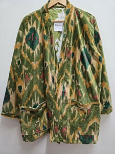 Kimono de Lujo Estilo Boho, Chaqueta de Terciopelo Floral Gris, Bata Corta de Verano, Bata de Otoño, Bata de Novia para Boda con Forro de Terciopelo - Product Image 3