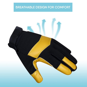 ถุงมือทำงานอุตสาหกรรมแฟชั่นสั่งทำพิเศษ ถุงมือหนังนิรภัยสำหรับทำงาน พร้อมดีไซน์และขนาดตามสั่ง - Product Image 3