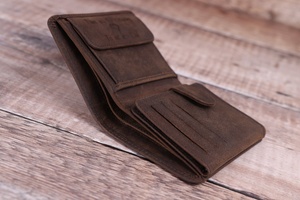 Cadeau de Noël personnalisé hommes portefeuille en cuir véritable à trois volets personnalisé cadeau pour lui TDW-0045 - Product Image 6