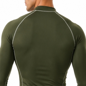 Men Long Sleeve Compression Shirt Premium Comfort Performance Fit Quick Dry <b>Athletic</b> Top Stretch Active Power Flexible Motion - Product Image 5