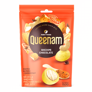 Wholesale Excellent Quality Global Shipping Dragee HALAL OEM/ODM Shichimi <b>Chocolate</b> Coated Almond Cashew Nuts 150G Snacks Candy - Product Image 1