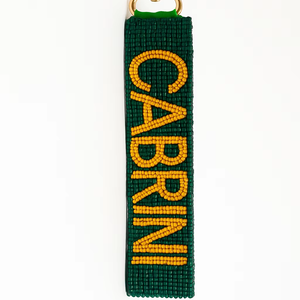 Perfect Gift Items Beaded Letter Adjustable <b>Keychain</b> Wristlet Handmade Cabin Key Holder <b>Personalized</b> Travel Accessories <b>Keychain</b> - Product Image 1