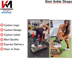 Pro Level Ankle Strap Gym Cable Attachment Leg Workout Glute Kickback Training OEM Manufacturer - Product Image 3
