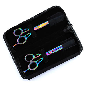 Ciseaux professionnels MAHFOOZ INSTRUMENTS pour salon de coiffure, à dents plates, en acier inoxydable, pour la coupe et l'effilage des cheveux, outil de beauté, ciseaux tranchants - Product Image 4