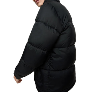 Blouson matelassé personnalisé brillant pour homme, en toile, col montant, logo frontal, imperméable, respirant, grande taille, pour le printemps - Product Image 3