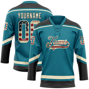 Jersey de Hockey sobre Hielo para Hombre, Servicio OEM en Grandes Cantidades, Personaliza Tu Propio Jersey Deportivo, Disponible en Stock - Product Image 2