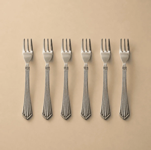 Tenedores de Acero Inoxidable Aptos para Lavavajillas, Decorativos, para Helado, Postres y Bodas, a Bajo Precio - Product Image 4
