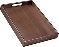 Plateau ottoman élégant en bois, fabriqué en Inde, pour table basse, comptoir de cuisine et décoration de salle à manger, disponible à la vente