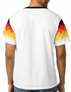 Maillot de football personnalisé unisexe de l'équipe allemande 2027, col ras du cou, UPF 50, respirant, séchage rapide, bretelles réglables, manches courtes, 100 % haute qualité - Product Image 2
