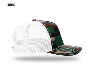 Casquette Trucker en Maille Camouflage Broderie 3D Personnalisée 5 Panneaux Réglable Respirante Imperméable Hiver Voyage Extérieur Décontractée Pêche - Product Image 4