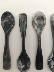 Juego de Cucharas de Resina Hechas a Mano por Hasan Craft, Proveedor Indio, Modernas, Reutilizables, Aptas para Lavavajillas, para Servir Postres, Bocadillos y Té - Product Image 1