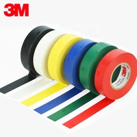Rubans PVC électriques 1500 Vinyle pour masquage en caoutchouc imperméable sensible à la pression, sans équipement d'impression, joints irréguliers, simple