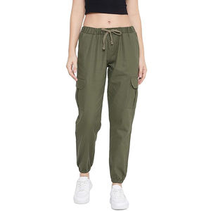 Pantalon de jogging en maille pour femme, taille haute, cordon de serrage, bas élastiqué, respirant, polyester et élasthanne, pour le sport, la course et l'entraînement - Product Image 1