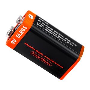 "<b>9V</b> <b>Alkaline</b> <b>Batteries</b> 12 Pack Long Lasting 10 Year Shelf Life All Purpose Square for Smoke Detectors" - Product Image 1
