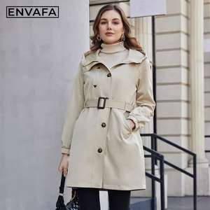 Gabardina de Lujo de Diseñador, Gabardina Cortavientos, Logotipo Personalizado OEM ODM, Gabardina de Invierno para Mujer, Gabardina Larga al por Mayor - Product Image 1