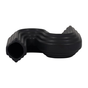 Vase unique en céramique noire, idéal pour la décoration moderne de la maison, centre de table de salon, événements festifs et présentation artistique, provenant d'Inde. - Product Image 2