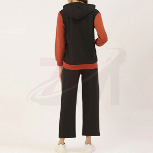 Conjunto Deportivo Premium para Mujer, Sudadera de Cuello Redondo y Pantalones Jogger, Ropa Casual para Estar en Casa, Conjunto Deportivo para Fitness al por Mayor - Product Image 3