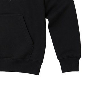 Black Hoodie <b>Pullover</b> With Graphic Letter Design Long Sleeve Casual Sweatshirt Fashion Apparel For <b>Men</b> Women Streetwear - Product Image 3