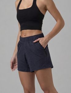 Shorts Deportivos de Punto para Mujer, Mezcla de Algodón Suave y Elástico, para Correr, Yoga, Ejercicio, Gimnasio, Proveedor de Ropa al por Mayor OEM ODM - Product Image 4