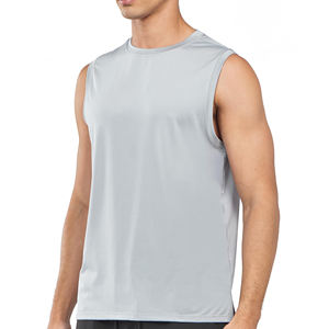 Camiseta sin Mangas para Hombre, Estilo Musculoso, Color Sólido, Diseño Único, Corte Casual, Alta Calidad - Product Image 5