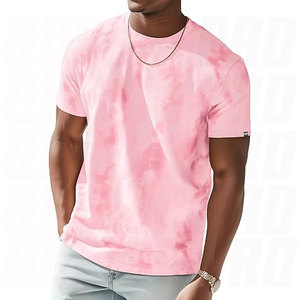 Camisetas de Cuello Redondo para Hombre, Ligeras, de Manga Corta, con Estampado Moderno, Estilo Hipster, Tie-Dye, Casuales, de Verano, Streetwear, con Gráficos - Product Image 1