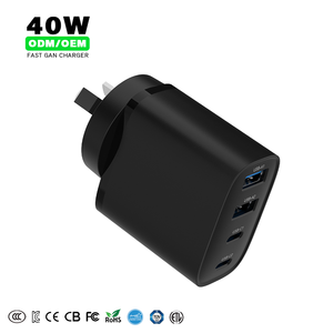 OEM ODM 40W USB C chargeur de voyage multi-ports Android universel portable USB pour iphone <span class=keywords><strong>samsung</strong></span> S23 apple air <span class=keywords><strong>Pods</strong></span> - Product Image 3
