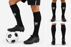 Dumela Men's <b>Black</b> Crew <b>Socks</b>-100% Cotton Knitted Heat-Transfer Printed Breathable & Quick Dry Winter Sports Use <b>Socks</b> - Product Image 4
