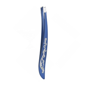 Ensemble de pinces à épiler inclinées en acier inoxydable pour la mise en forme des sourcils - Product Image 1
