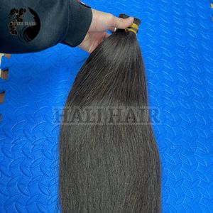 Cheveux humains vietnamiens de qualité supérieure en vrac cheveux vierges bruts Texture douce extrémités épaisses sans enchevêtrement vente en gros livraison rapide cheveux Hali - Product Image 5