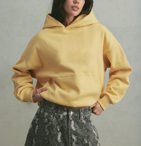 Sweat à capuche unisexe basique très demandé, grande taille, nouvelle collection, style streetwear, uni, sans cordon, 100 % coton molletonné, chaud pour l'hiver - Product Image 6