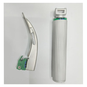 Set de Laringoscopio de Fibra Óptica Macintosh y Miller, 1 Hoja y 1 Mango, Instrumentos Quirúrgicos de Grado Hospitalario - Product Image 1