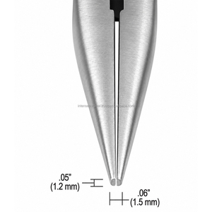 Pince à bec longue de qualité supérieure à mâchoires lisses pour la fabrication de bijoux, outil de perlage de précision en acier inoxydable, marque personnalisée OEM, vente en gros - Product Image 5